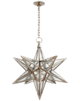Moravian XL Star Lantern with Antique Mirror