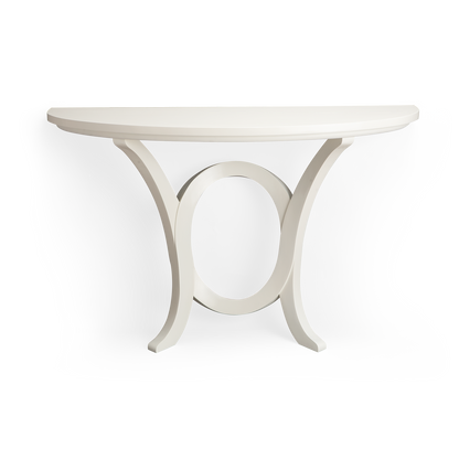 Cerceau Console in Ivory Lacquer