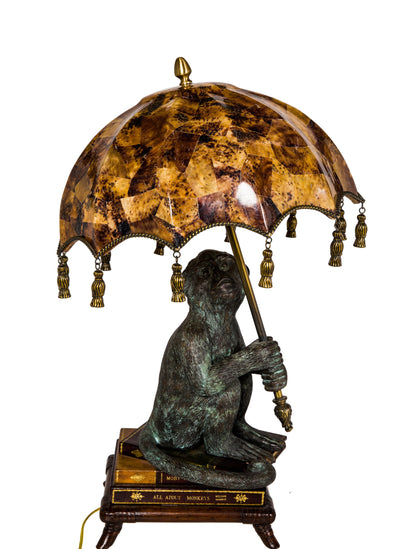 Parasol Monkey Table Lamp