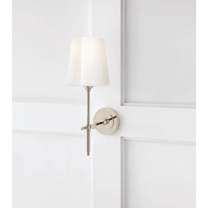 Bryant Sconce with White Glass