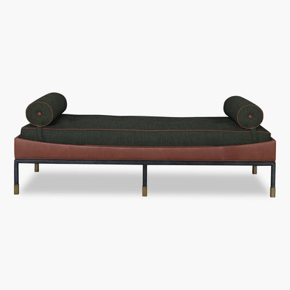 Jennings Metal Daybed (with Round Bolsters)