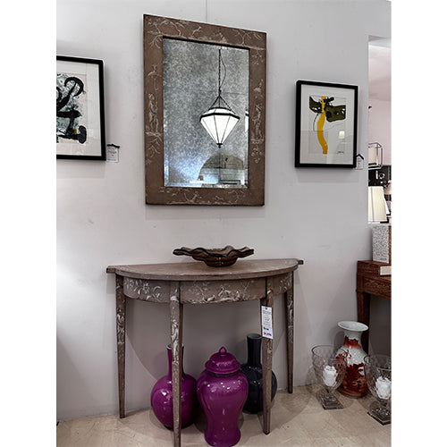 Toscana Demilune Console and Mirror