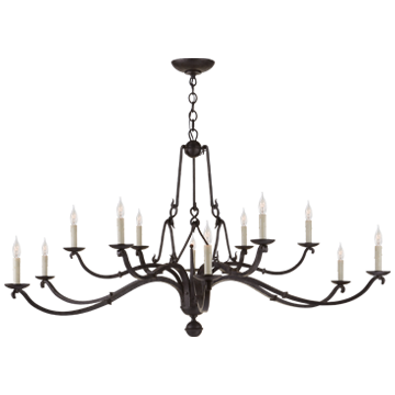 Allegra Large Two Tiered Chandelier