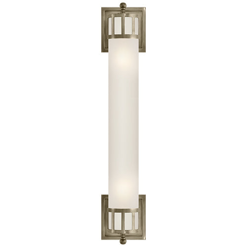 Openwork Long Sconce with Frosted Glass
