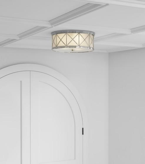 Montpelier Flush Mount with Frosted Glass