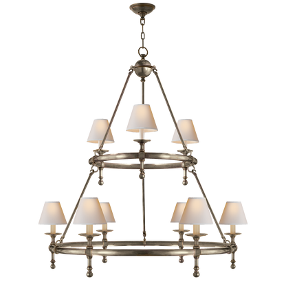 Visual Comfort & Co. | Classic Two-Tier Ring Chandelier | Laura Kincade Furniture | Sydney Australia