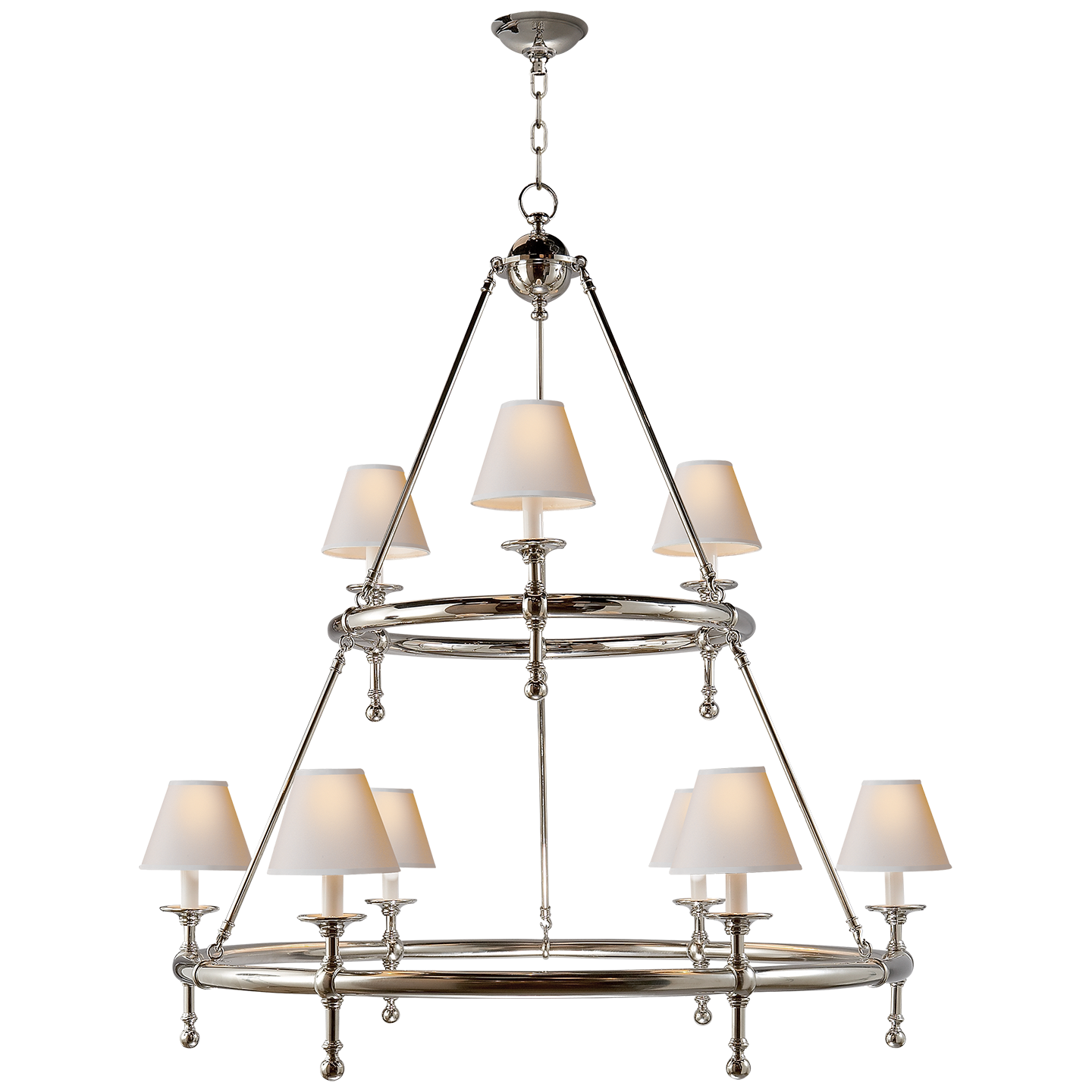 Visual Comfort & Co. | Classic Two-Tier Ring Chandelier | Laura Kincade Furniture | Sydney Australia