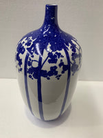 Meiping Vase 'Prussian forest' N.Blandin