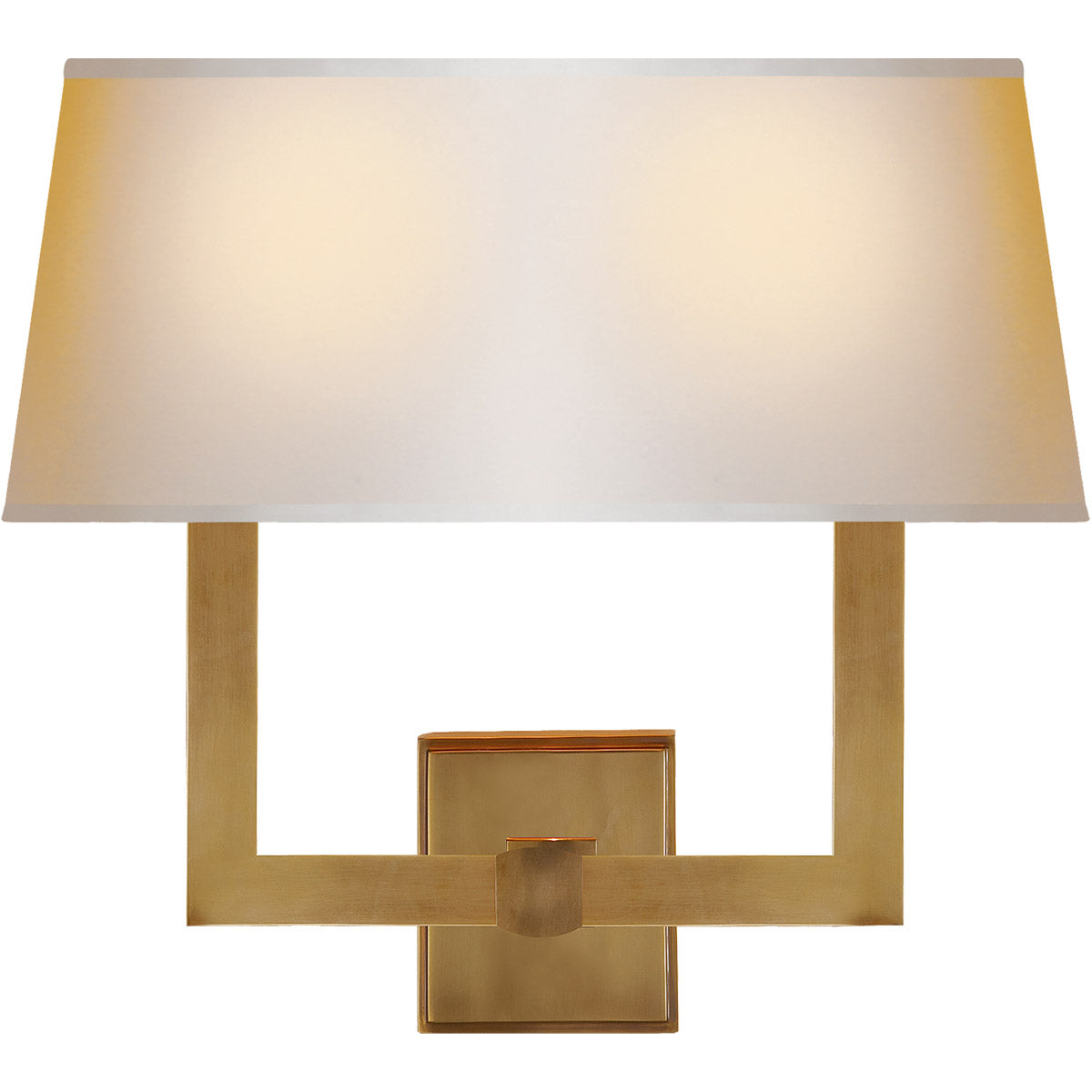 Two-Light Square Tube Sconce  - CLEARANCE