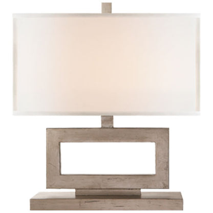 Mod Low Table Lamp with Linen Shade