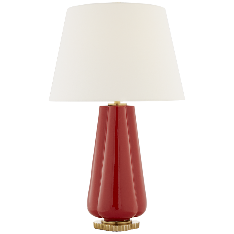 Penelope Table Lamp with Natural Percale Shade
