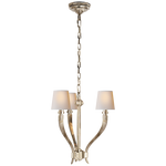Ruhlmann Chandelier with Linen or Natural Paper Shades