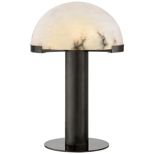 Melange Table Lamp with Alabaster Shade