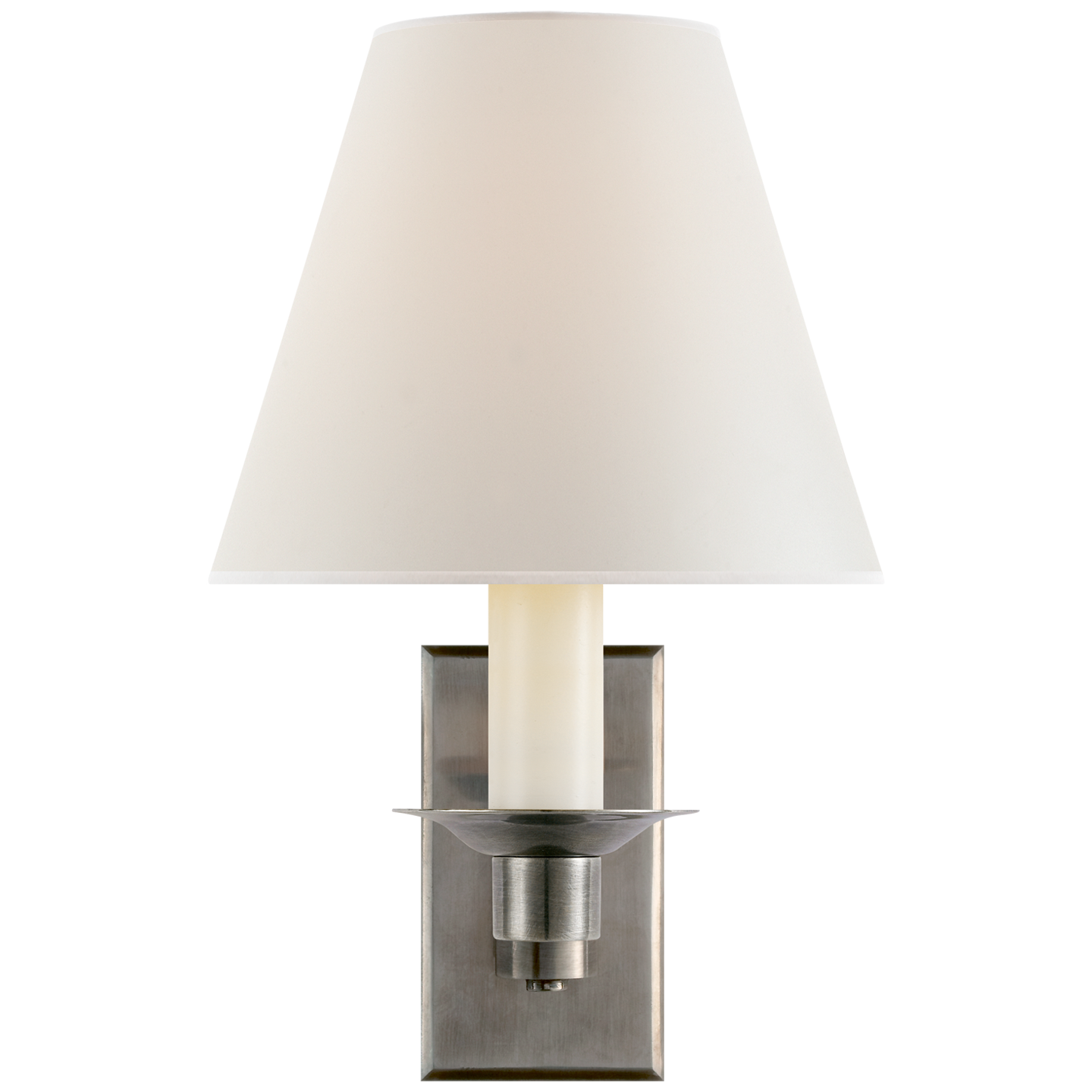 Evans Sconce with Percale Shade