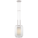 Upton Large Lantern with Clear and White Glass