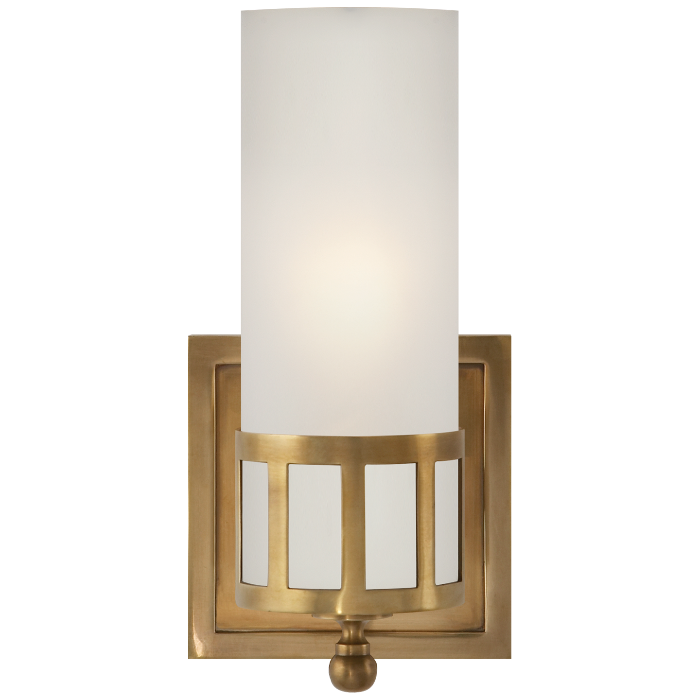 Frosted best sale wall sconce