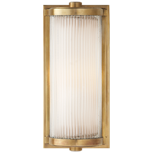 Dresser Short Glass Rod Light with Frosted Glass Liner