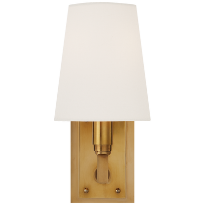 Watson Small Sconce with Linen Shade