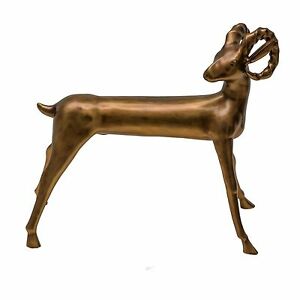 Brass Ram Sculpture