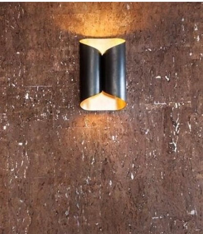 Selfoss Sconce with Brass Interior